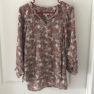 Loft Women’s Floral Top sz XS